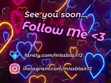 Chaturbate Watch Live Sex Cams of missblair12