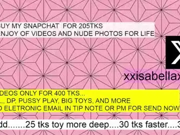 Chaturbate Best live sex cam show of xxisabelaxxx
