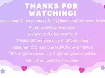 Chaturbate Live Sex Cam of cherryvonfairy