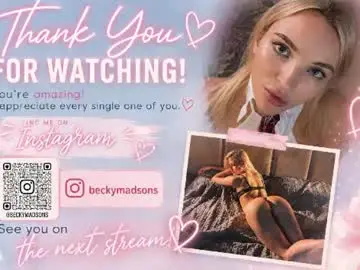 Chaturbate Free Live Porn of beckymadsons