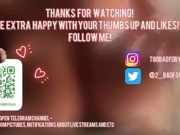 Chaturbate Watch Live Sex Cams of 2badforyou
