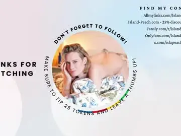 Chaturbate Adult Video Chat of island_peach