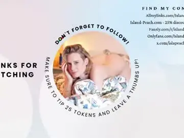 Chaturbate Private Sex Chat of island_peach