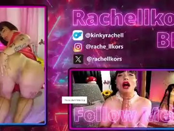 Chaturbate Best live sex cam show of rachellkors_