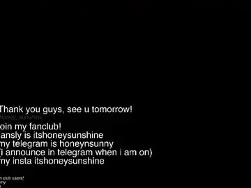 Chaturbate Live Sex of honey_sunshine