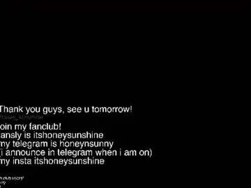 Chaturbate Live Sex Cam of honey_sunshine