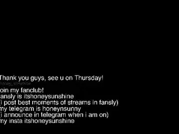 Chaturbate Best live sex cam show of honey_sunshine