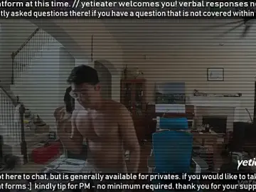 Stripchat Best live sex cam show of yetieater